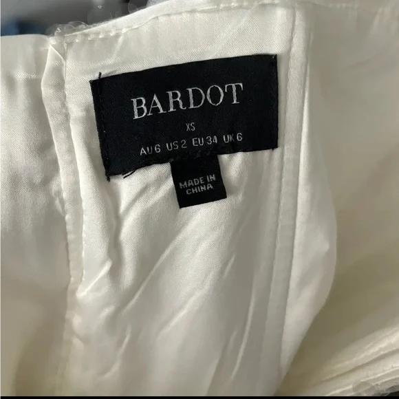 Bardot Cream Strapless Dress - Picture 4 of 4